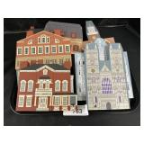 The Cats Meow Village Wooden Collectable Houses.