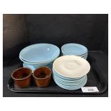 Blue Dinnerware.