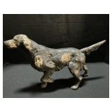 Cast Iron Irish Setter Pointer Dog Door Stop.
