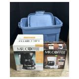 2 New Mr. Coffee Coffee Makers.