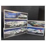 5 Hess Trucks.