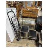 Step Ladder & Foldable Cart.