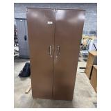 Vtg Pressed Steel Cabinet.