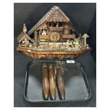 Outstanding German Black Forest Cuckoo Clock.