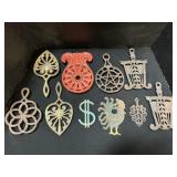 Cast Iron Trivets, Hopewell, Pamzer, Wilton.