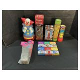 Batman Party Favors, Bozo Clown Transogram,