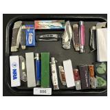 Pocket Knives & Lighter.