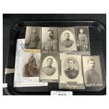 Antique B&W German Cabinet Card Photos.;