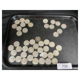 29 90% Silver Kennedy Halves, 9 90% Silver