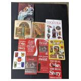 Lot Of Coca Cola Books & Tray.