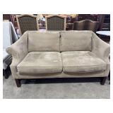 Clean Martha Stewart Beige Love Seat.