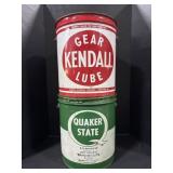 2 Vintage Advertising Buckets.