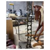 Metal Art Bottle Rack.