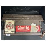 Schmidtï¿½s Light Up Bar Sign.