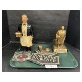 Schmidtï¿½s Beer Statues & Wall Signs.