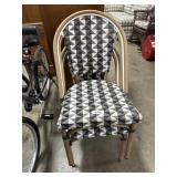 Resin Wicker Side Chairs.