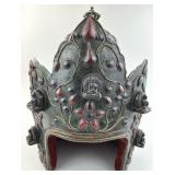 Antique Nepalese Vajracharya Priestï¿½s Crown.