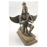 Antique Brass Buddhist Garuda Statuette.