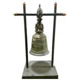 Antique Burmese Bronze Buddhist Temple Bell.