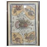 Balinese Kamasan Hindu Mythology Textile Painting.