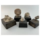 5 Various Ancient Stone & Pottery Artifacts.