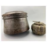 2 Antique/Vintage Indian Betel Boxes.