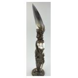 Vintage Decorative Evil Goblin Horn Dagger.