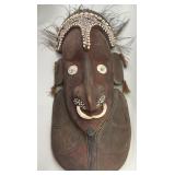Papua New Guinea Sepik River Tribal Mask.
