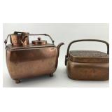 Antique Japanese Copper Sake & Hand Warmers.