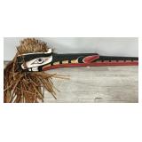 Northwest Coast Indian Hamat'sa Raven Dance Mask.