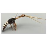 Signed Japanese Articulated Prawn Jizai Okimono.