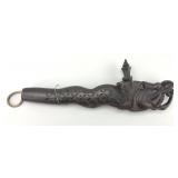 Indonesian Carved Wood Dragon Flute.