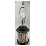 Chinese Famille Rose Porcelain Table Lamp.