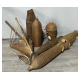 Antique/Vintage Asian Utilitarian Baskets.