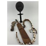 Ifugao Bolo with Sheath & 2 Fertility Dolls.