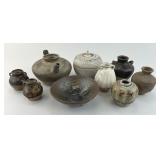 Various Chinese Pottery & Stoneware Vessels.