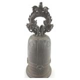 Antique Chinese Cast Bronze Temple Bell.