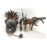 Salampasu Warrior Mask & Ifugao Headdress.