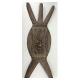 Ifugao Carved Wood Ceremonial Shield.
