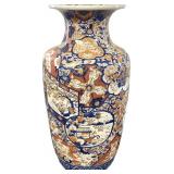 Large Japanese Meiji Imari Porcelain Vase.