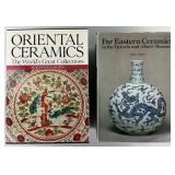 12 Hardcover Oriental Ceramics Reference Books.