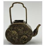 Chinese Brass Teapot.