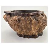 Antique Chinese Burl Wood Censer.