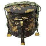 Japanese Hokai Lacquered Storage Container.