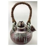 Antique/Vintage Japanese Shigaraki Pottery Teapot.