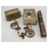 Judaica Prayer Book, Betel Box, Incense Holder.