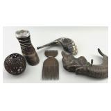 Grouping of Miscellaneous Tribal Objects.