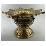 Antique Malay Indonesia Straits Brass Brazier.