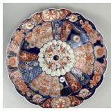 Fine Japanese Imari Floriform Porcelain Charger.