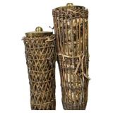 2 Philippine Engraved Brass Kulintang Gong Sets.